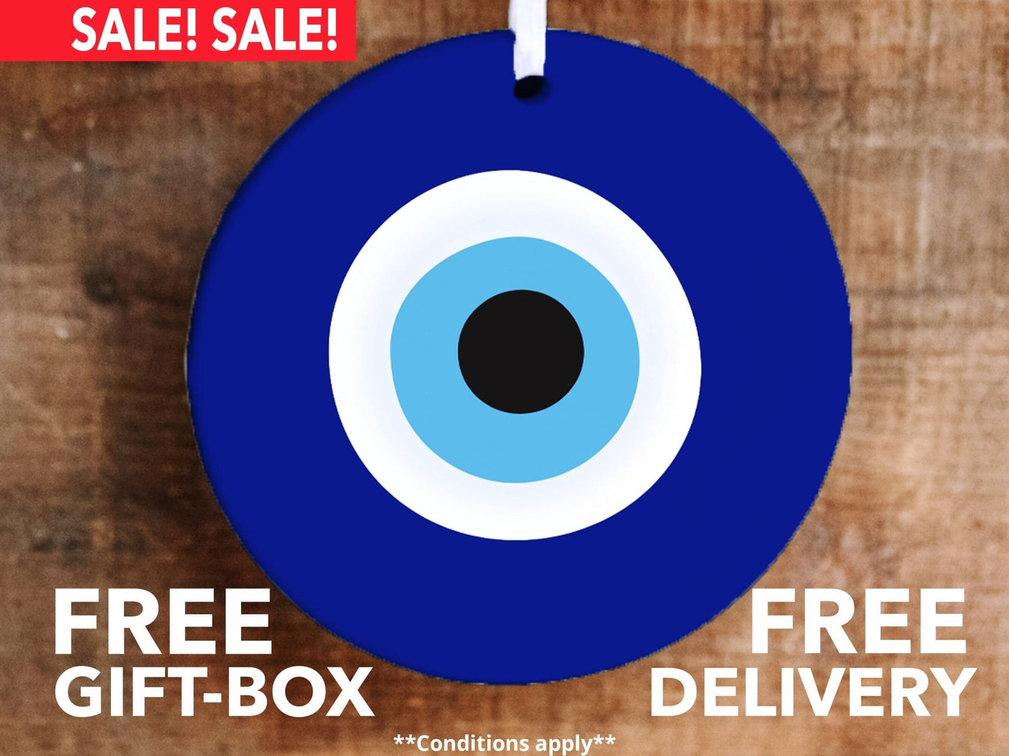 Evil Eye Ornament - Made Simple Designs