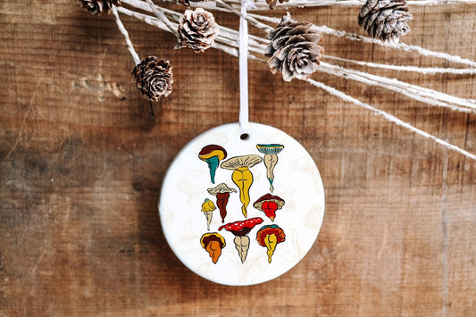 Mushroom Ornament With A Feminine Twist - Made Simple Designs