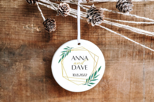 Our First Christmas Together 2023 Engaged Ornament - Made Simple Designs