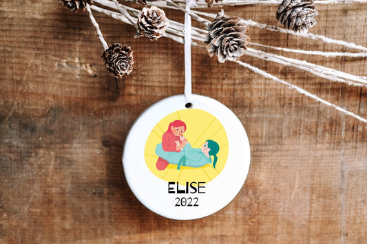 Personalized Girls Jiujitsu Ornament - Made Simple Designs